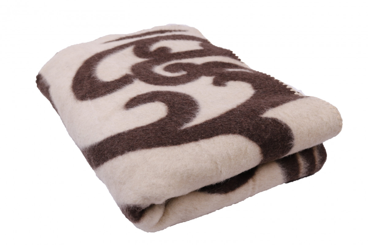 Одеяло шерстяное Жаккард арт.1 85%шерсть, 15%ПЕ