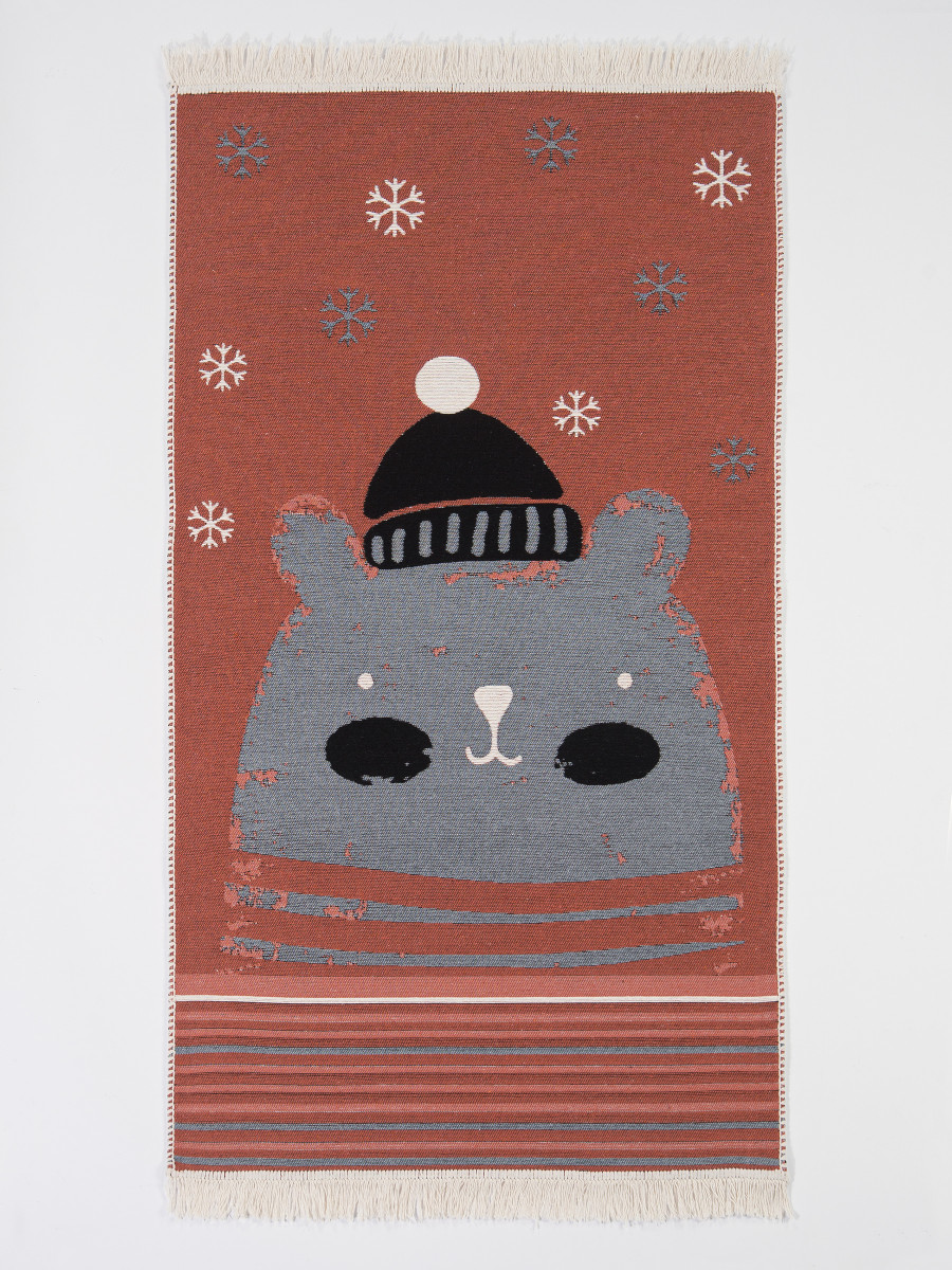 Коврик детский WINTER серый