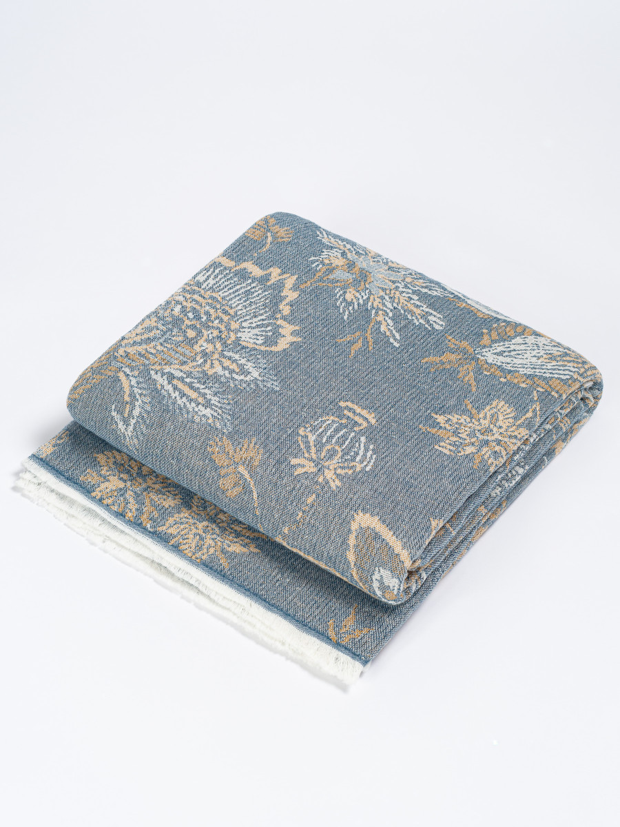 Плед-покрывало муслиновое GREECE (темный)