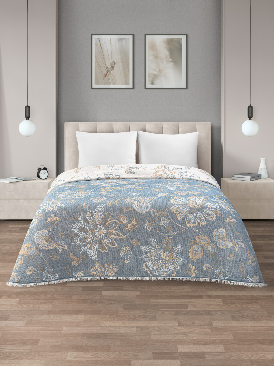 Плед-покрывало муслиновое GREECE (темный)