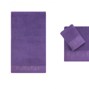 Полотенце банное CORTEZZA Purple (пурпурный)