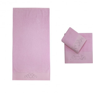 Полотенце банное TAŞ BASKI Pink (розовый)
