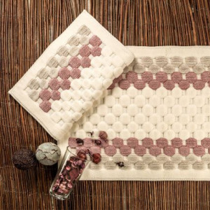 BOUBLE RED (красный) Набор ковриков для ванной комнаты