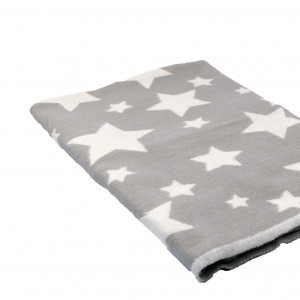 Одеяло Хлопок100% Звезды серый арт. 10-31