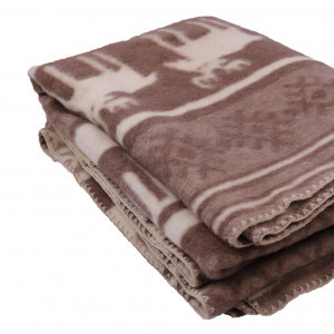 Одеяло шерстяное Жаккард арт.3 85%шерсть, 15%ПЕ
