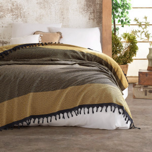 Плед LAKE цвет горчичный