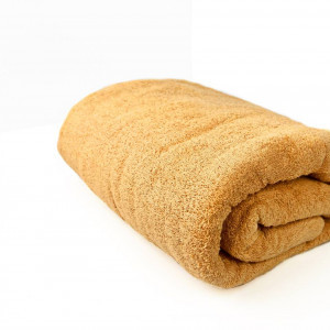 Покрывало махровое бежевый