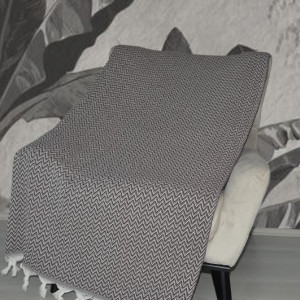 Плед JANSU цвет коричневый (Brown)