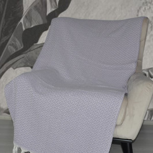 Плед JANSU цвет лиловый (lilac)