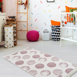 Коврик детский Bubble розовый